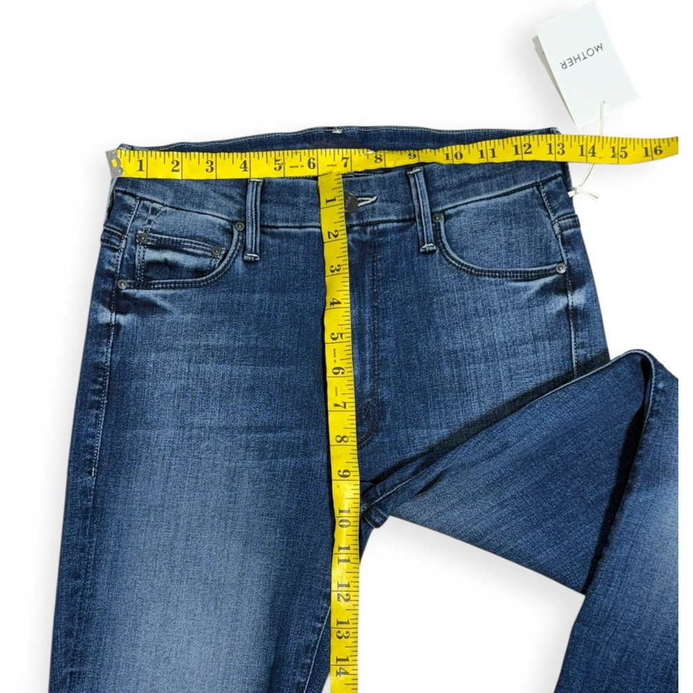 Mother High Waisted Jeans Looker Ankle Watch Me Size 27 - Picture 4 of 10